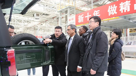 共拓南非市場！南非貿(mào)工部部長一行到訪北汽